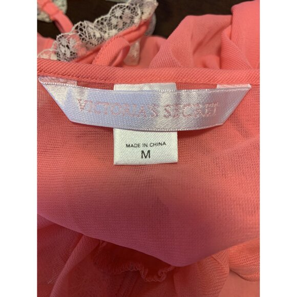 Victoria's Secret Baby Doll Lace Sheer Slip Top Size M - Picture 4 of 8